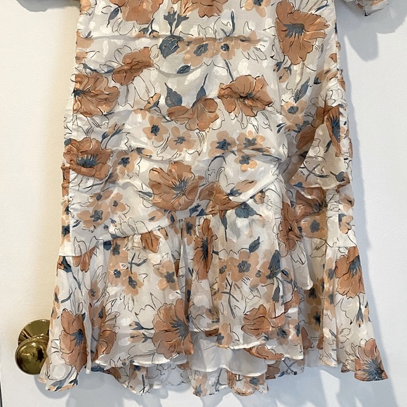 Rebecca Taylor Amelie Fleur Wrap Dress - Picture 8 of 9